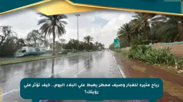 رياح مثيرة للغبار وصيف ممطر يهبط على البلاد اليوم.. كيف تؤثر على رؤيتك؟